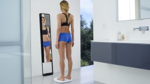 bluetooth fitness mirror